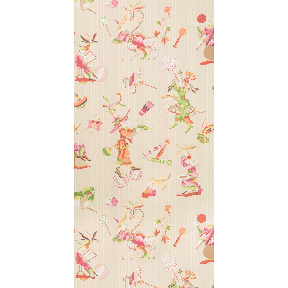 Cirque Chinois Pink by Brunschwig & Fils Wallcovering Brunschwig & Fils Wallcovering Cirque Chinois PinkWallcovering SUMMER PALACE WALLPAPERS CELLULOSE - 48%;BINDER - 20%;MINERAL FILLERS - 20%;POLYESTER - 11%;OTHER - 1% United Kingdom </p><p>Repeat: H: 27, V: 37.4 27 - Fabric Carolina -