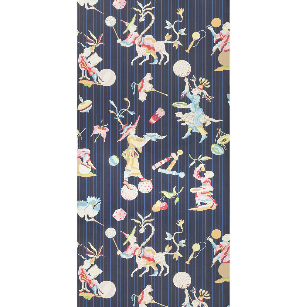 Cirque Chinois Navy by Brunschwig & Fils Wallcovering Brunschwig & Fils Wallcovering Cirque Chinois NavyWallcovering SUMMER PALACE WALLPAPERS CELLULOSE - 48%;BINDER - 20%;MINERAL FILLERS - 20%;POLYESTER - 11%;OTHER - 1% United Kingdom </p><p>Repeat: H: 27, V: 37.4 27 - Fabric Carolina -