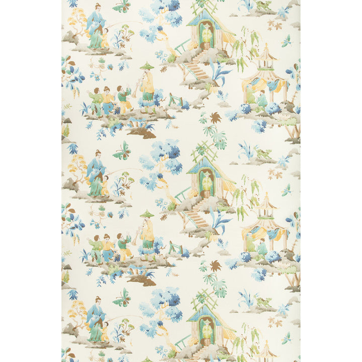 Luang Peridot by Brunschwig & Fils Wallcovering Brunschwig & Fils Wallcovering Luang PeridotWallcovering SUMMER PALACE WALLPAPERS CELLULOSE - 45%;BINDER - 20%;MINERAL FILLERS - 20%;POLYESTER - 15% United Kingdom </p><p>Repeat: H: 55, V: 33.7 55 - Fabric Carolina -