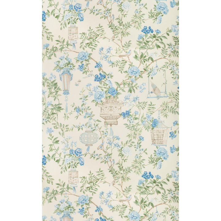 Jardin Fleuri Delft by Brunschwig & Fils Wallcovering Brunschwig & Fils Wallcovering Jardin Fleuri DelftWallcovering SUMMER PALACE WALLPAPERS CELLULOSE - 62%;BINDER - 16%;POLYESTER - 14%;MINERAL FILLERS - 8% Italy </p><p>Repeat: H: 53.54, V: 56.69 53.54 - Fabric Carolina -