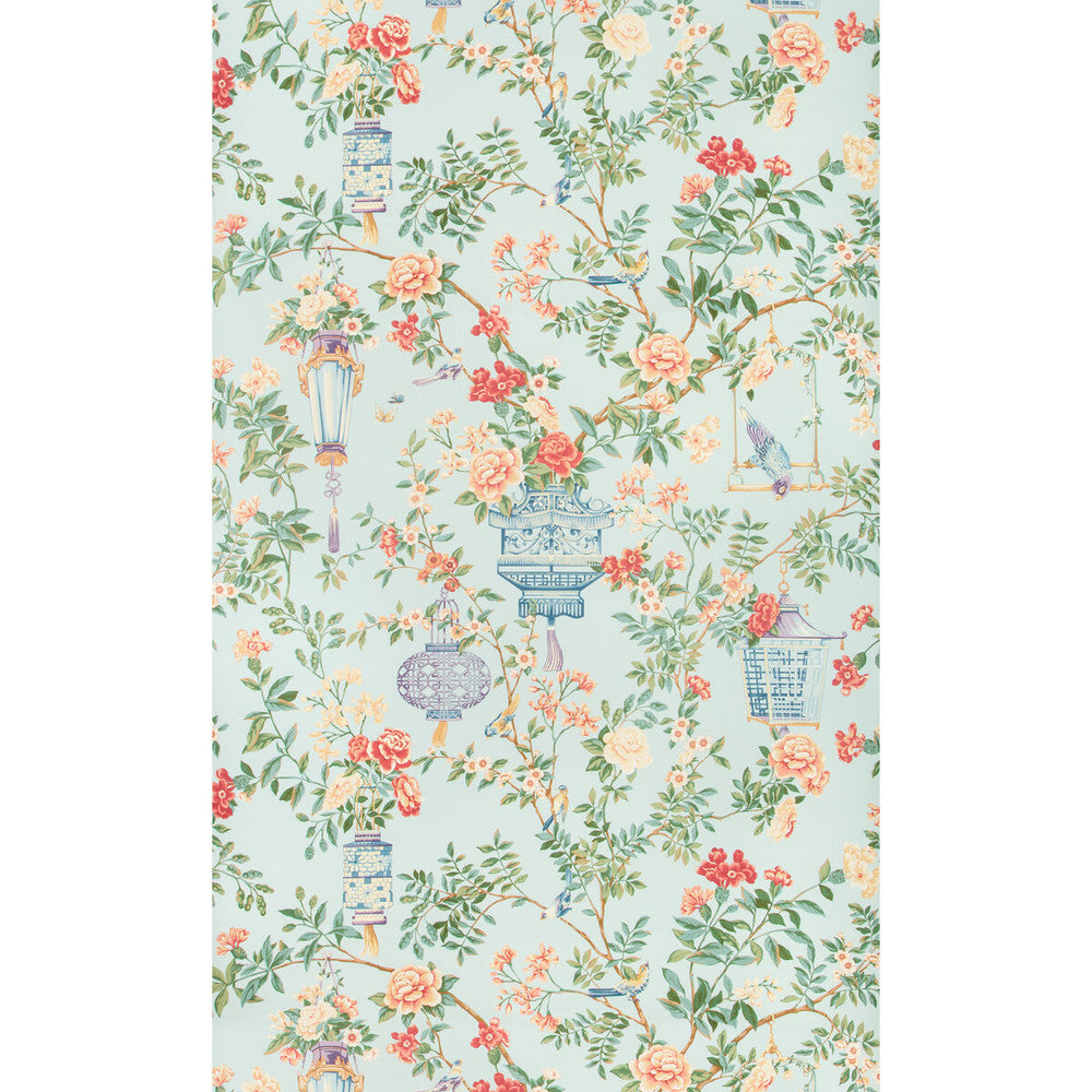 Jardin Fleuri Opal by Brunschwig & Fils Wallcovering Brunschwig & Fils Wallcovering Jardin Fleuri OpalWallcovering SUMMER PALACE WALLPAPERS CELLULOSE - 62%;BINDER - 16%;POLYESTER - 14%;MINERAL FILLERS - 8% Italy </p><p>Repeat: H: 53.54, V: 56.69 53.54 - Fabric Carolina -