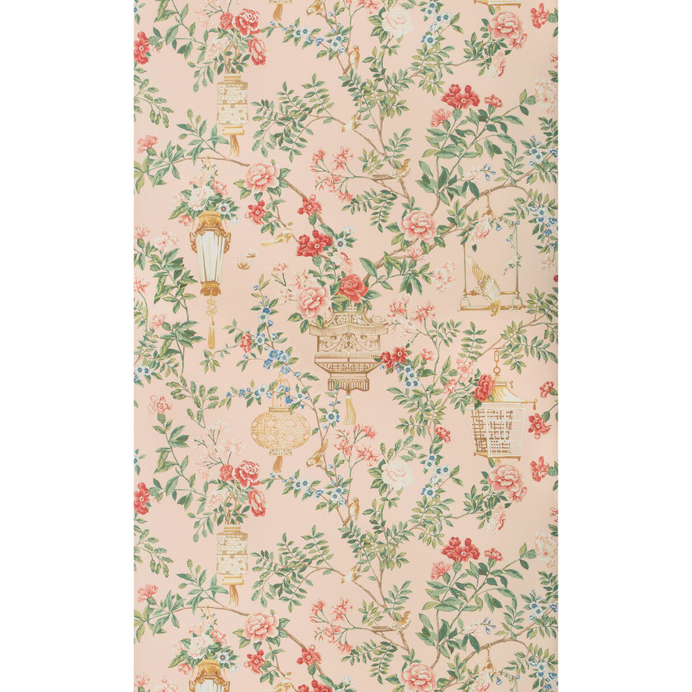 Jardin Fleuri Petal by Brunschwig & Fils Wallcovering Brunschwig & Fils Wallcovering Jardin Fleuri PetalWallcovering SUMMER PALACE WALLPAPERS CELLULOSE - 62%;BINDER - 16%;POLYESTER - 14%;MINERAL FILLERS - 8% Italy </p><p>Repeat: H: 53.54, V: 56.69 53.54 - Fabric Carolina -