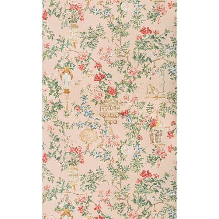 Jardin Fleuri Petal by Brunschwig & Fils Wallcovering Brunschwig & Fils Wallcovering Jardin Fleuri PetalWallcovering SUMMER PALACE WALLPAPERS CELLULOSE - 62%;BINDER - 16%;POLYESTER - 14%;MINERAL FILLERS - 8% Italy </p><p>Repeat: H: 53.54, V: 56.69 53.54 - Fabric Carolina -