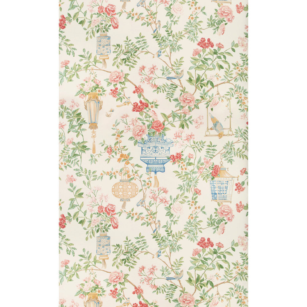 Jardin Fleuri Ivory by Brunschwig & Fils Wallcovering Brunschwig & Fils Wallcovering Jardin Fleuri IvoryWallcovering SUMMER PALACE WALLPAPERS CELLULOSE - 62%;BINDER - 16%;POLYESTER - 14%;MINERAL FILLERS - 8% Italy </p><p>Repeat: H: 53.54, V: 56.69 53.54 - Fabric Carolina -