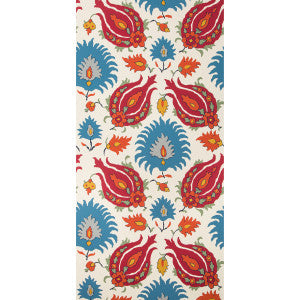 Brunschwig & Fils Wallpaper Kashmiri Pomegranate/Blue