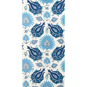 Brunschwig & Fils Wallpaper Kashmiri Sapphire/Blue