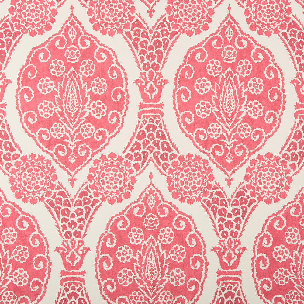 Sufera Pink by Brunschwig & Fils Wallcovering Brunschwig & Fils Wallcovering Sufera PinkWallcovering GRAND BAZAAR WALLPAPERS CELLULOSE - 60%;POLYESTER - 24%;MINERAL FILLERS - 12%;BINDER - 4% Italy </p><p>Repeat: H: 26.77, V: 28.74 26.77 - Fabric Carolina -