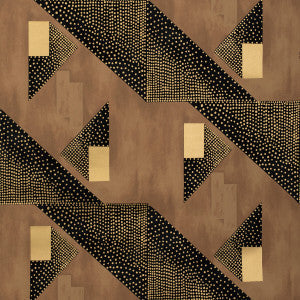 Brunschwig & Fils Wallpaper Le Tonnerre Gold