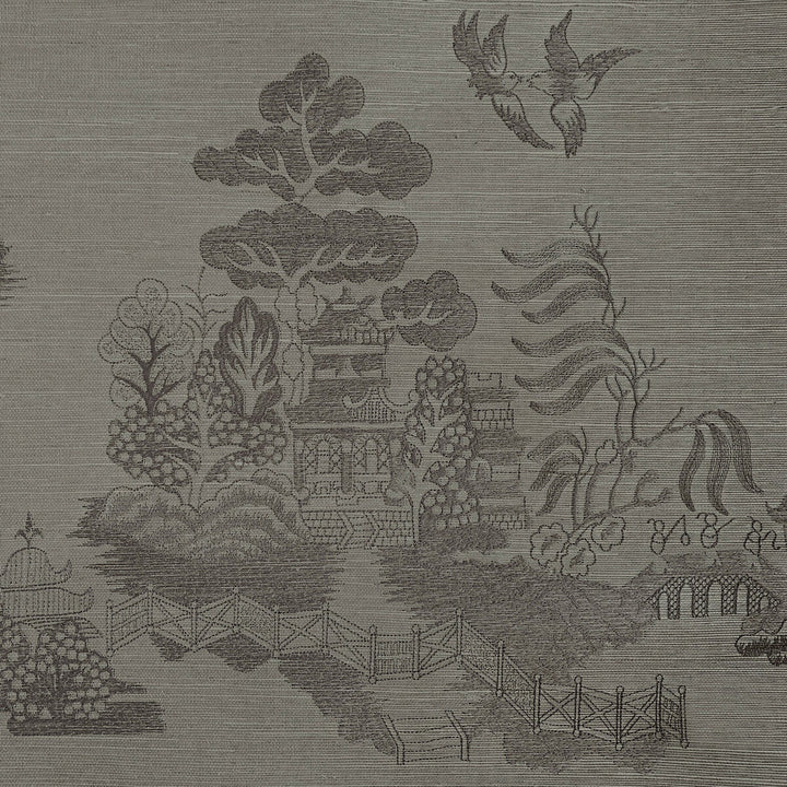La Pagode Iron by Brunschwig & Fils Wallcovering Brunschwig & Fils Wallcovering La Pagode IronWallcovering LES ENSEMBLIERS WALLPAPERS GRASS - 85%;VISCOSE - 15% India </p><p>Repeat: H: 31.5, V: 31.5 31.5 - Fabric Carolina -