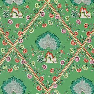 Brunschwig & Fils Wallpaper Loire Emerald