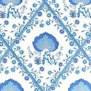 Brunschwig & Fils Wallpaper Loire Blue