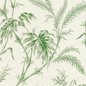 Brunschwig & Fils Wallpaper Lauziere Green