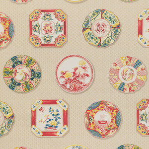 Brunschwig & Fils Wallpaper Bonchamp Red