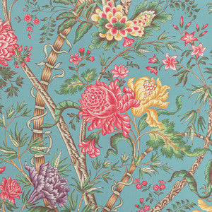 Brunschwig & Fils Wallpaper Luberon Aqua/Multi