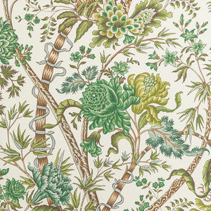 Brunschwig & Fils Wallpaper Luberon Green/Leaf