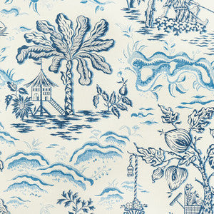 Brunschwig & Fils Wallpaper Valensole Navy/Sky