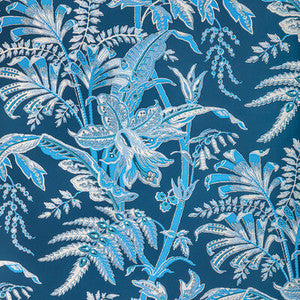 Brunschwig & Fils Wallpaper Seychelles Navy