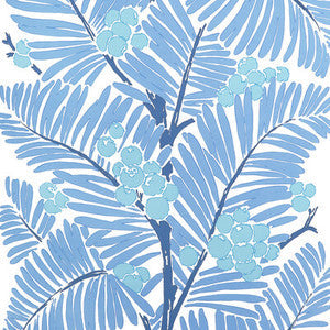 Brunschwig & Fils Wallpaper Palmar Blue P8022108.5.0