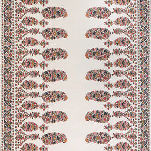 Brunschwig & Fils Wallpaper Visan Teal/Rose P8023104.517.0