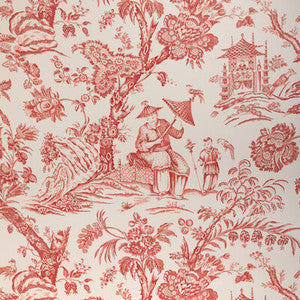 Brunschwig & Fils Wallpaper Marcel Red P8023106.19.0