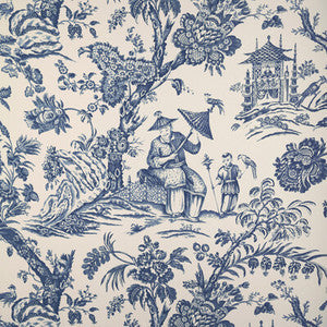 Brunschwig & Fils Wallpaper Marcel Navy P8023106.50.0