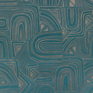 Brunschwig & Fils Wallpaper Timbre Teal P8023113.13.0