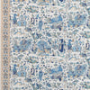 Brunschwig & Fils Wallcovering Blue/Sand