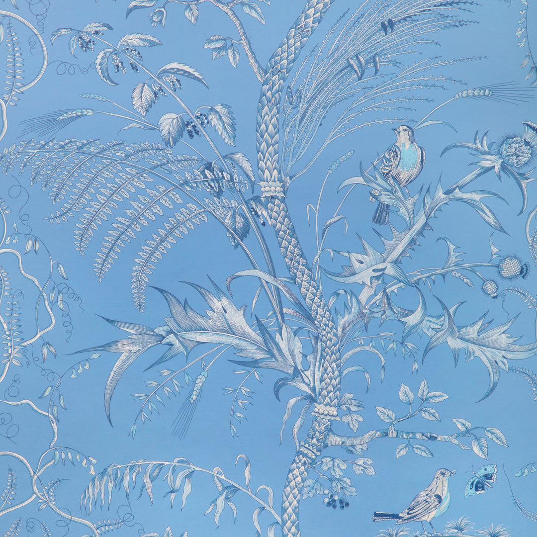 Brunschwig & Fils Wallcovering Blue