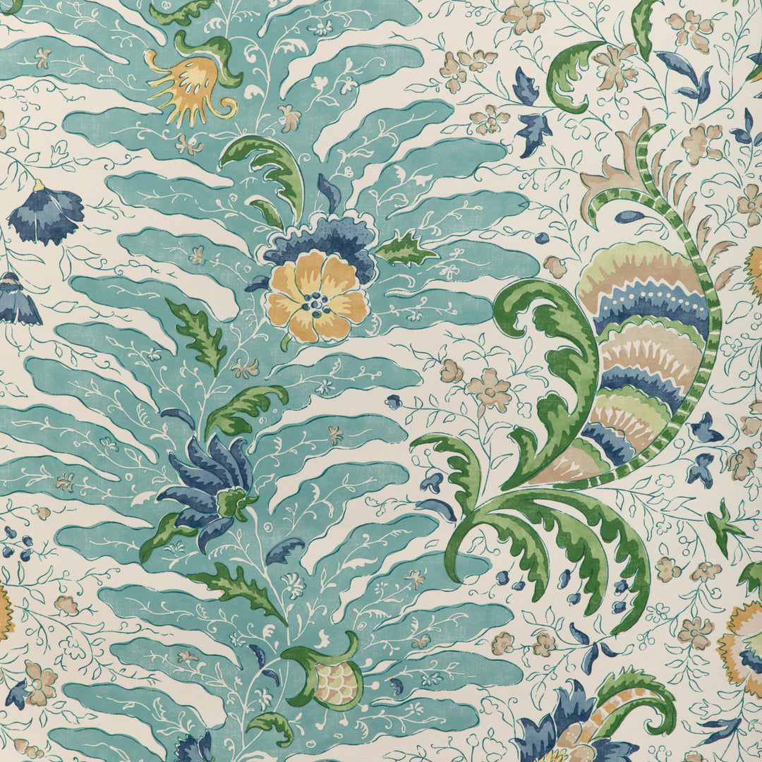 Brunschwig & Fils Wallcovering Aqua