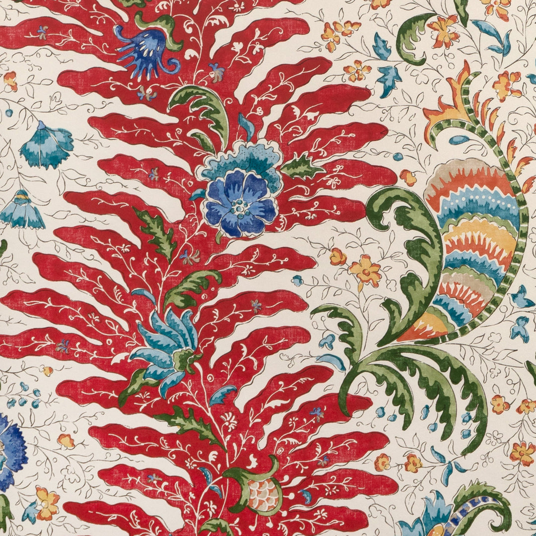 Brunschwig & Fils Wallcovering Red