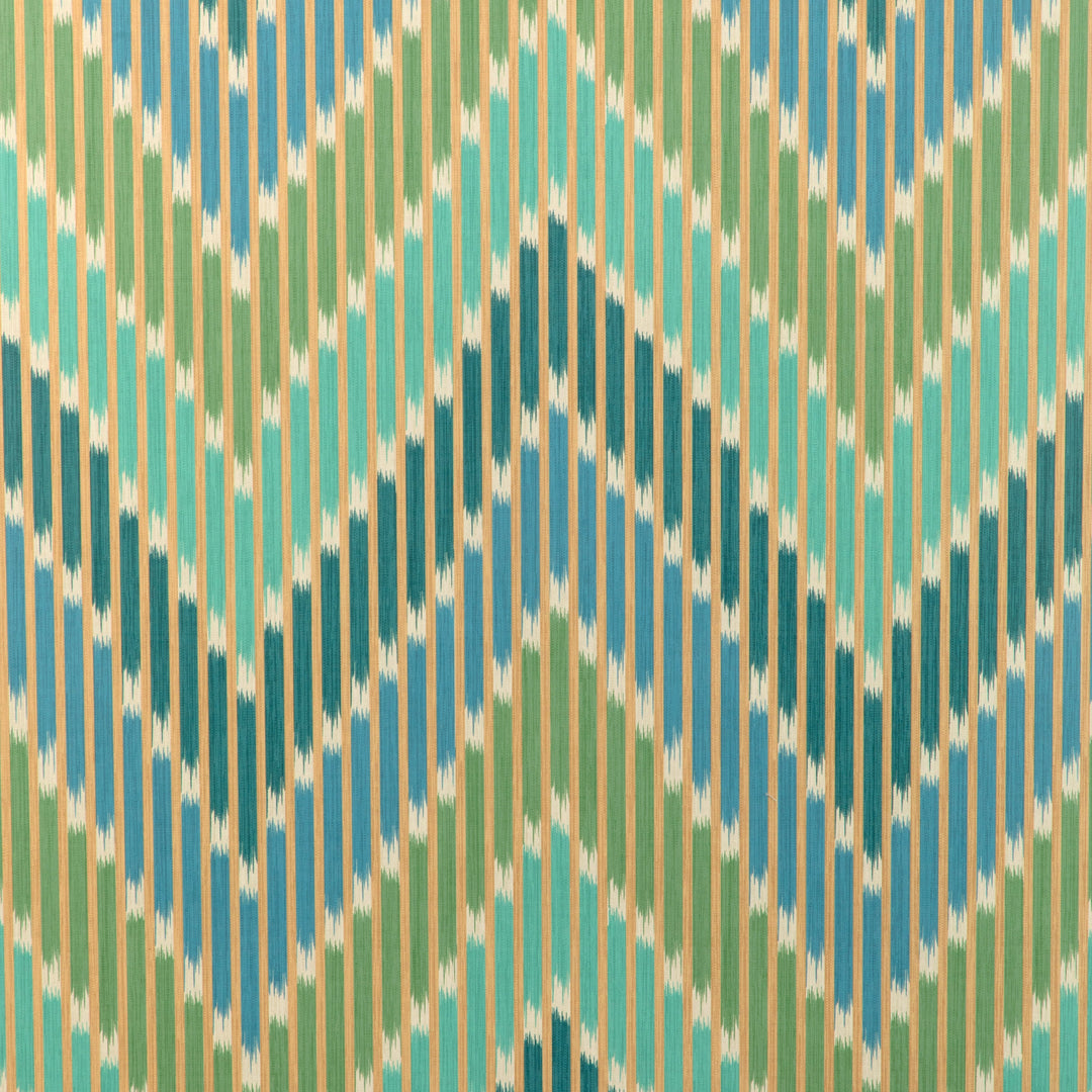 Brunschwig & Fils Wallcovering Teal/Green