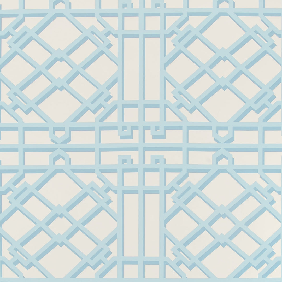 Brunschwig & Fils Wallcovering Aqua