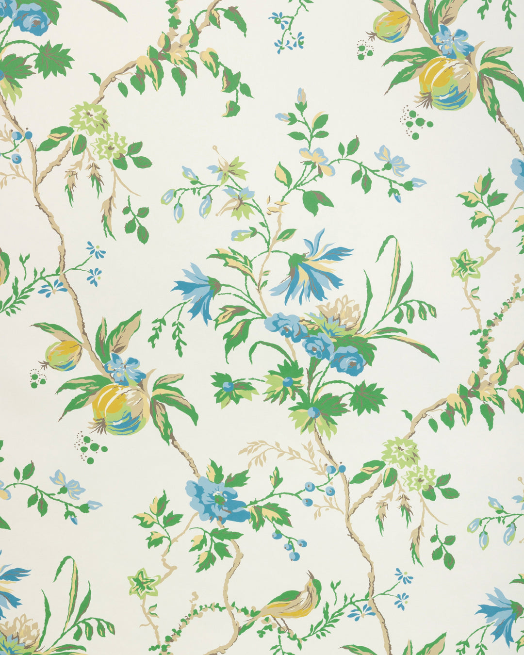Brunschwig & Fils Wallcovering Lagoon