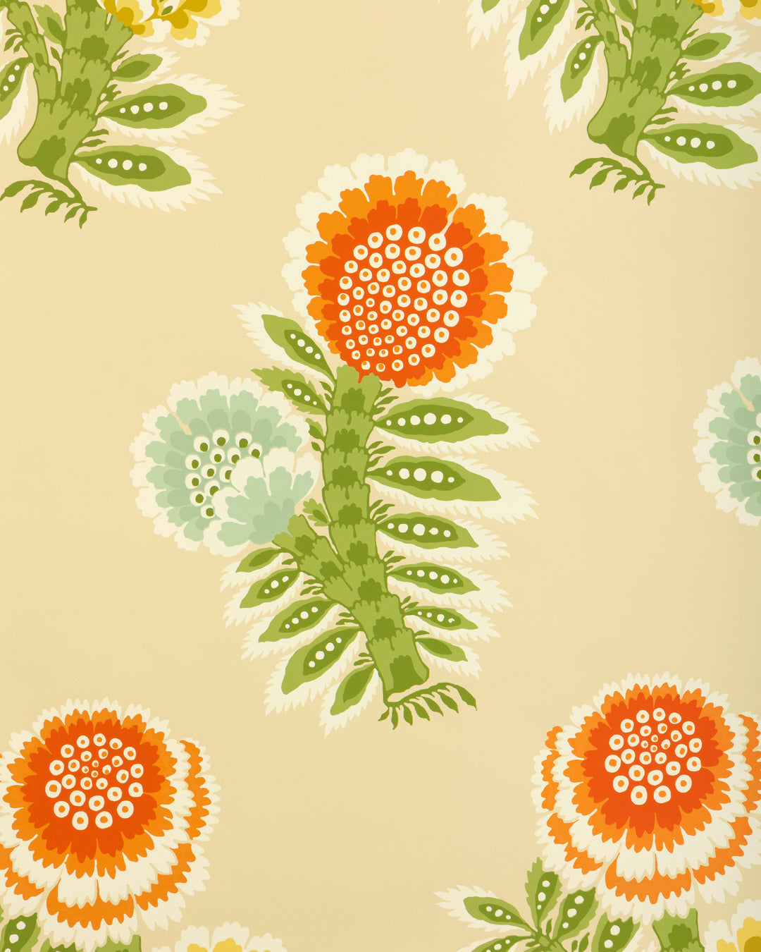 Brunschwig & Fils Wallcovering Terracotta