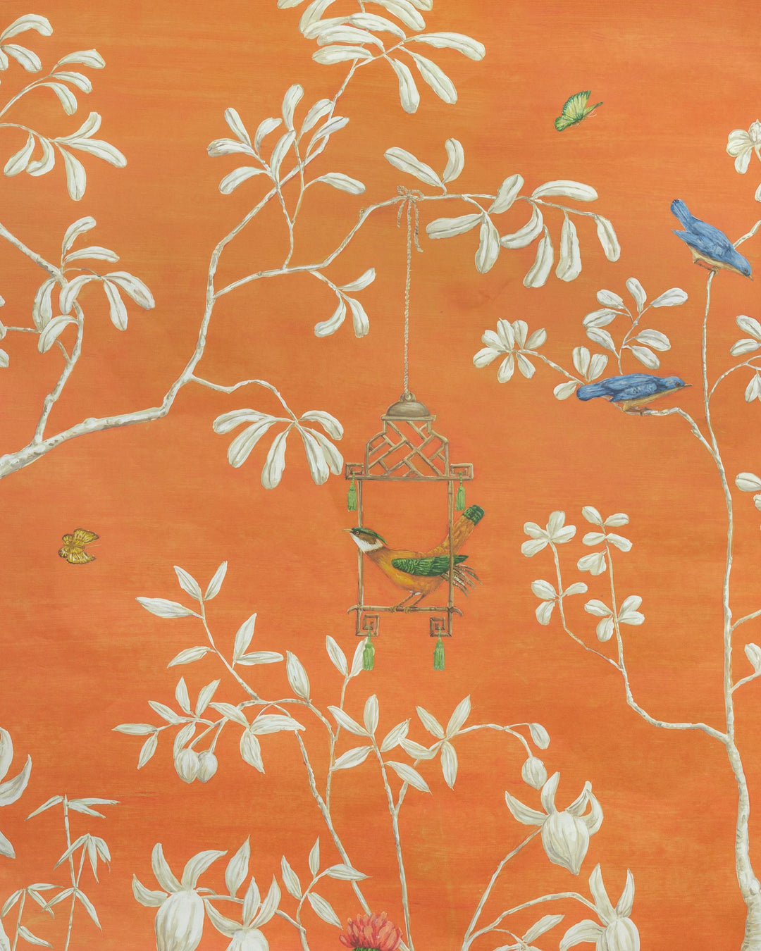 Brunschwig & Fils Wallcovering Orange