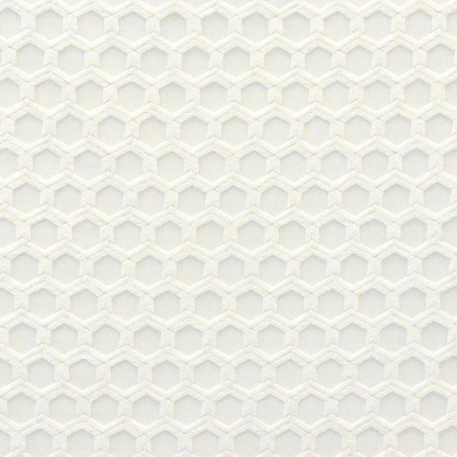 Pergamon # 554 Sugar by Maxwell Designer Fabric Sheer Paths 100% POLYESTER TURKEY V-1.75" H-1" 118" EMB. WIDTH 110" - Swanky Fabrics -