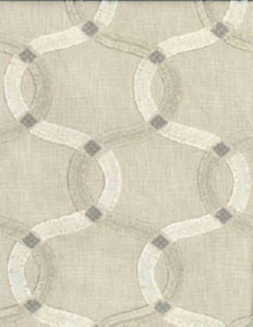Pageant Linen by Norbar Designer Fabric PRISM ELEMENTS 52% COTTON - 48% POLYESTER INDIA 6 1/8"V 4 3/8"H 53 - Swanky Fabrics -
