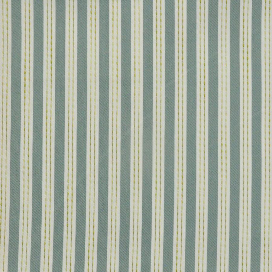 Pomeroy # 903 Oasis by Maxwell Designer Fabric Performance Wovens-Vol. Vi Peachtree 100% UV POLYESTER USA V-0.3" H-1.1" 56.8" - Swanky Fabrics -