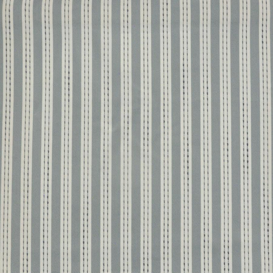Pomeroy # 935 Rainstorm by Maxwell Designer Fabric Performance Wovens-Vol. Vi Peachtree 100% UV POLYESTER USA V-0.3" H-1.1" 56.8" - Swanky Fabrics -