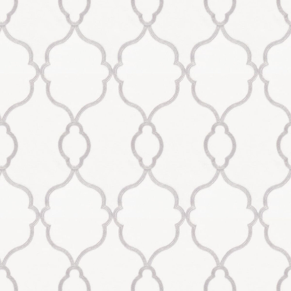 Papyrus 1 Dove by Stout Designer Fabric COLOR MY WINDOW ASH/SMOKE 100%POL %CEMB CHINA Horizontal: 8 and Vertical: 11.75 56 in - Swanky Fabrics -