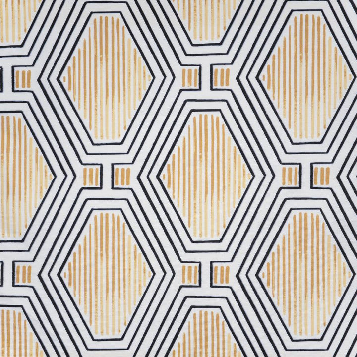 Podium # 623 Bumblebee by Maxwell Designer Fabric Color Theory-Vol.Viii Tigerseye 100% COTTON INDIA V-8.8" H-9" 54" - Swanky Fabrics -