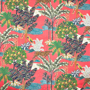 Europatex Fabric Paradise Red Green