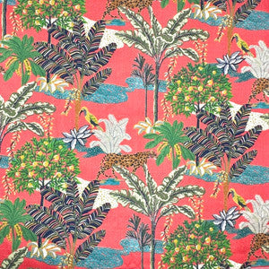 Europatex Fabric Paradise Red/Green