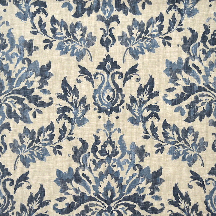 Paradis Blue by Magnolia Designer Fabric - 75Ctn/25Lin Pakistan 50000 Horizontal: 27 and Vertical: 24.5 55" - Swanky Fabrics -