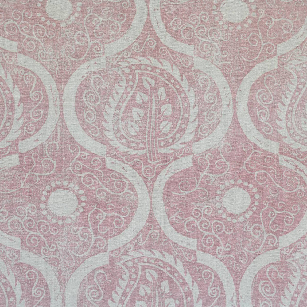 Persian Leaf Pink by Lee Jofa Designer Wallcovering BLITHFIELD PAPER - 100% United Kingdom - Horizontal: 10.5 and Vertical: 12 52.75 - Swanky Fabrics -