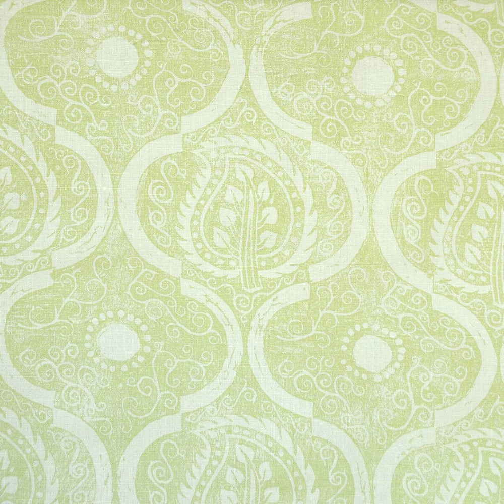 Persian Leaf Lime by Lee Jofa Designer Wallcovering BLITHFIELD PAPER - 100% United Kingdom - Horizontal: 10.5 and Vertical: 12 52.75 - Swanky Fabrics -