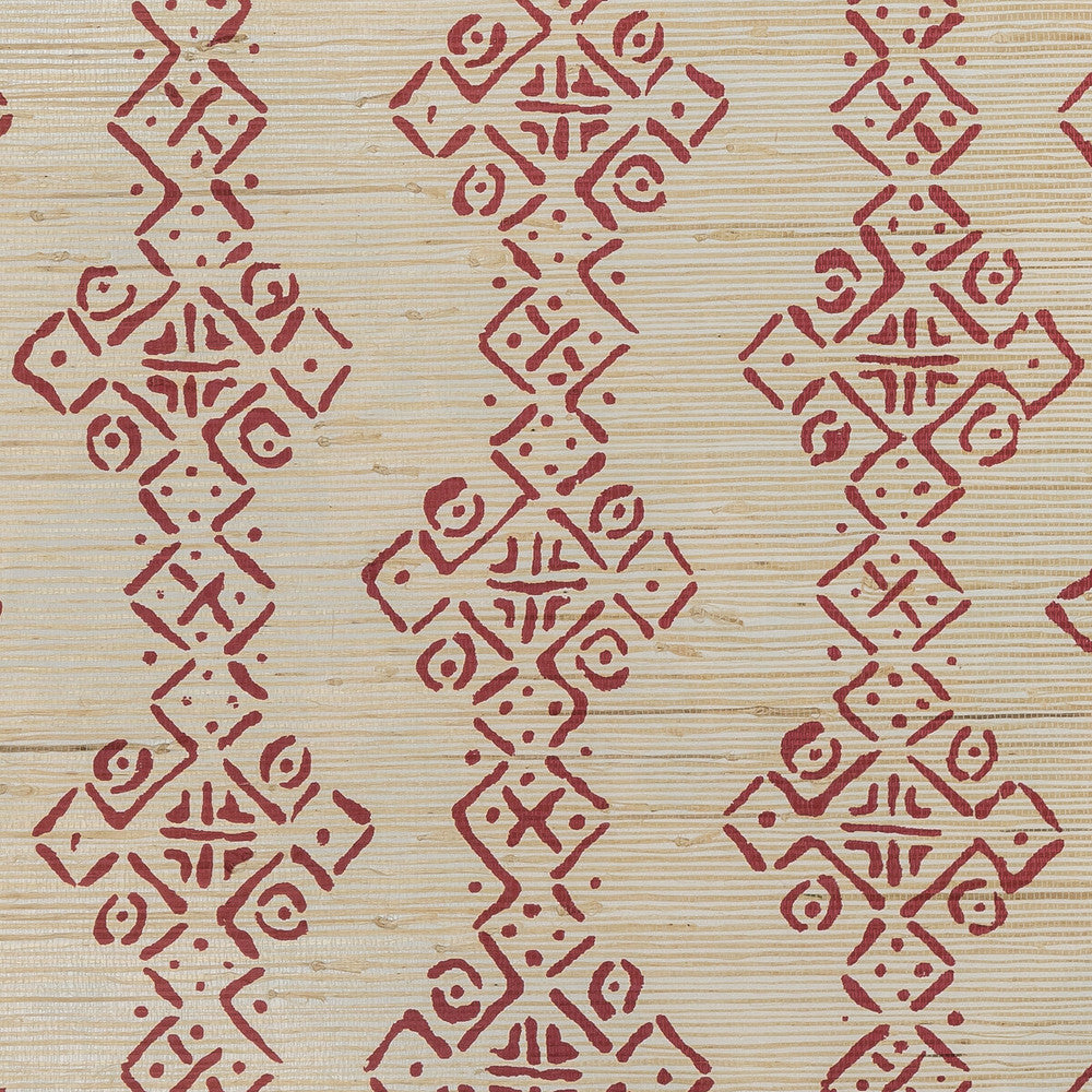 Mali Grasscloth Ruby by Lee Jofa Wallcovering Lee Jofa Wallcovering Mali Grasscloth RubyWallcovering BLITHFIELD HEMP - 100% United Kingdom </p><p>Repeat: H: 33.46, V: 33.46 33.46 - Fabric Carolina -