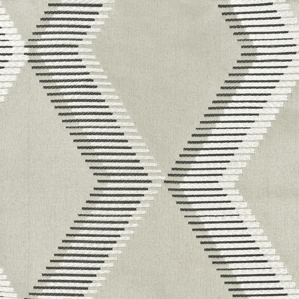 Pearson 3 Stone by Stout Designer Fabric COLOR MY WINDOW DOVE/CHARCOAL 39%COT 61%POL INDIA FLAME RETARDANT-N.F.P.A. 701 SMALL SCALE Horizontal: 7.000 and Vertical: 6.000 57 in - Swanky Fabrics -