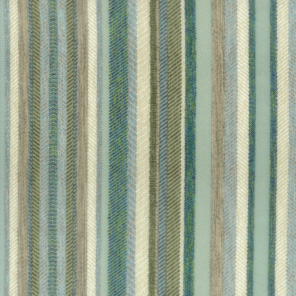 Penlyn 3 Seaglass by Stout Designer Fabric LIVING IS EASY SEASPRAY/LAGOON 70%NOL 30%UV USA PERFORMANCE RATED FABRIC FLAME RETARDANT-U.F.A.C. CLASS 1 CATB 117-2013 WYZENBEEK 33 000 DOUBLE RUB WEAR TEST (HEAVY DUTY) Horizontal: 0.25 and Vertical: 16.125 55.25 in - Swanky Fabrics -