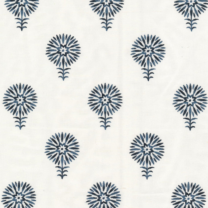 Penzance 1 Baltic by Stout Designer Fabric RAINBOW LIBRARY CADET/INDIGO 59%COT 41%LIN %VEMB INDIA Horizontal: 6.250 and Vertical: 7.625 52 in - Swanky Fabrics -